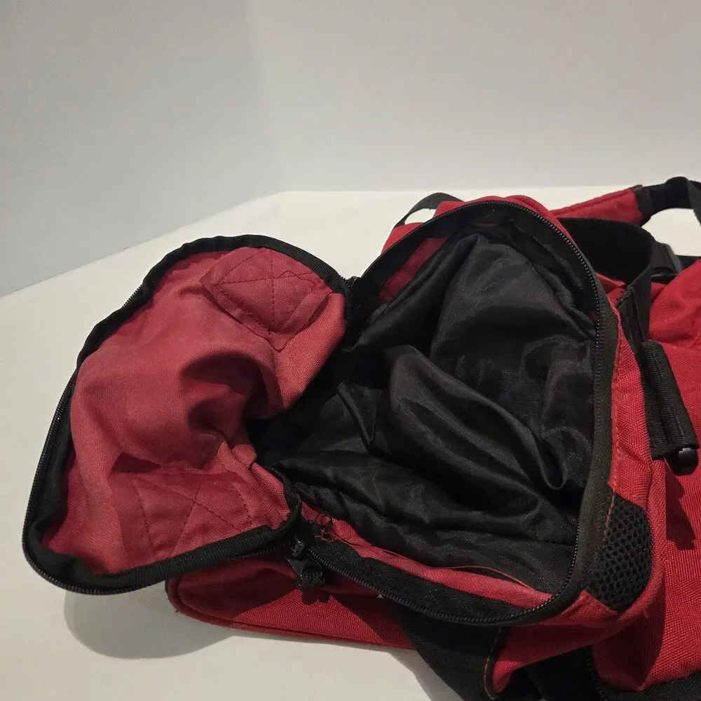Asics Red Duffle Bag